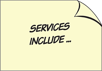 Services include